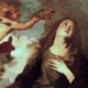 Van Dyck, Santa Rosalia incoronata dagli angeli (particolare)