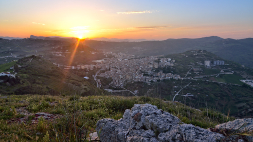 vista panoramica di Ciminna