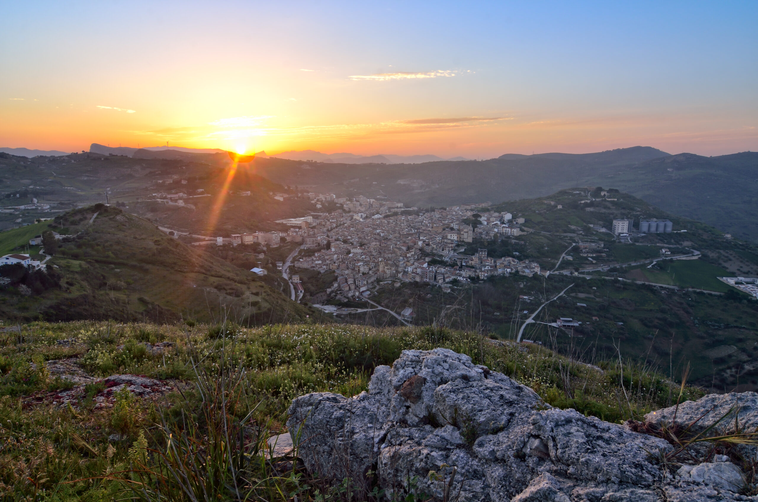 vista panoramica di Ciminna