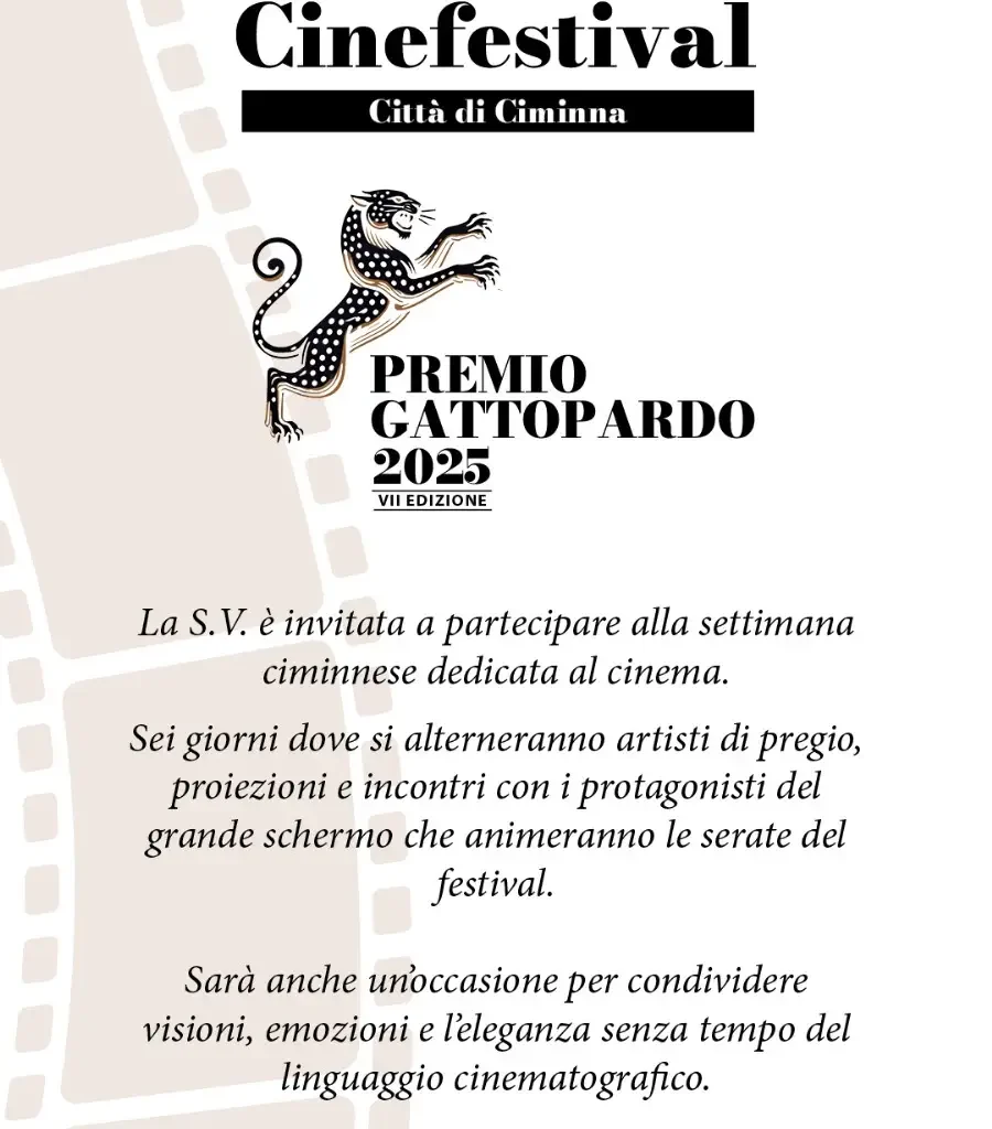 Invito al Gattopardo CineFestival 2025